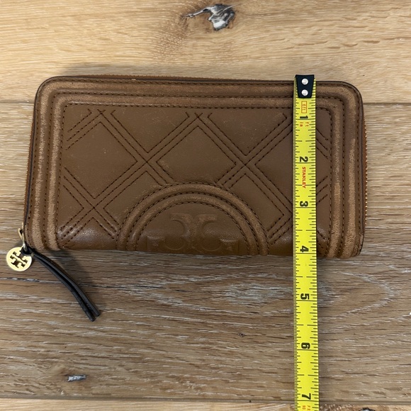 Tory Burch Fleming Soft Zip Continental Wallet Moose - Picture 3 of 12